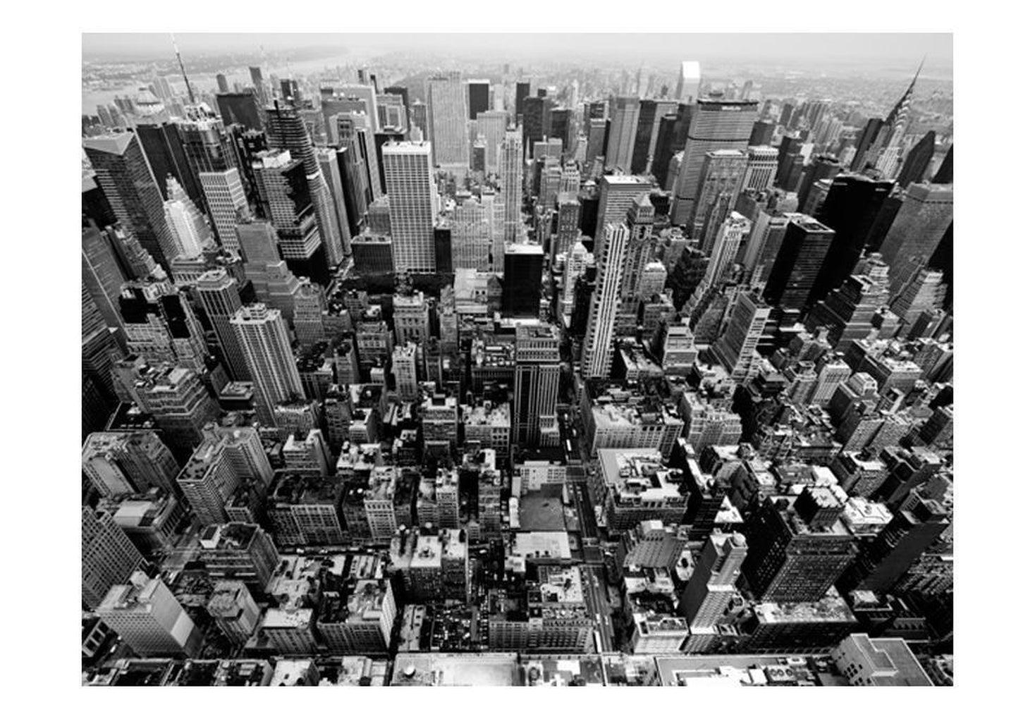 New York Wallpaper Wall Mural - Usa, New York: Black And White