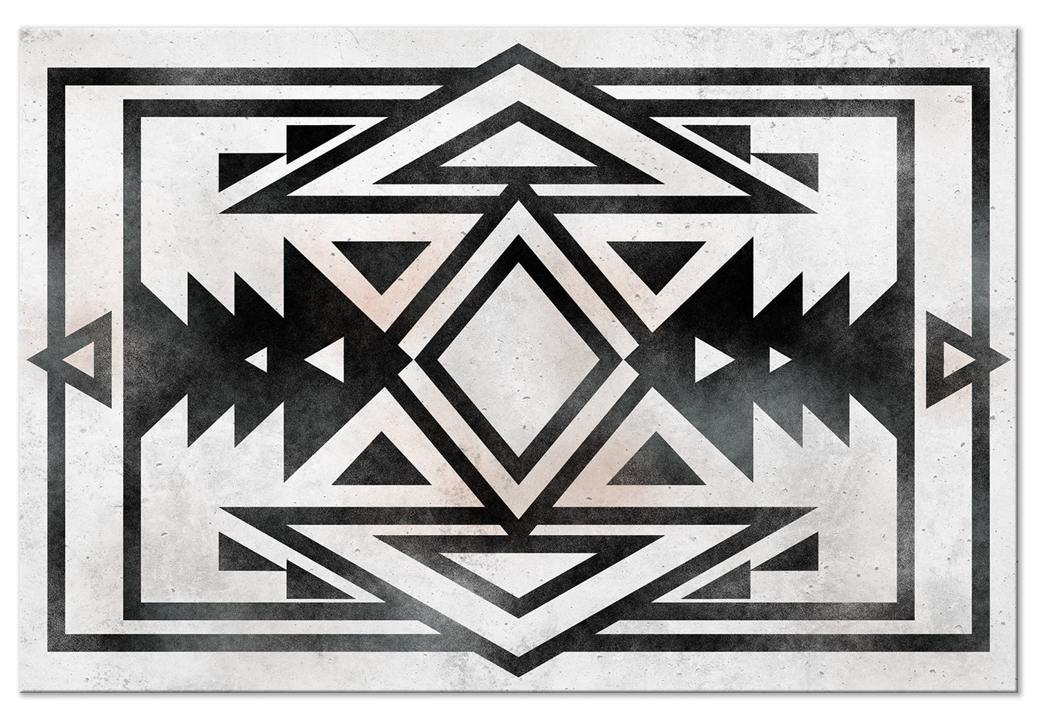Abstract Canvas Wall Art - Ethnic Pattern