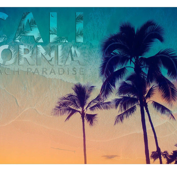 Peel & Stick Beach Wall Mural - Tropical California Beach