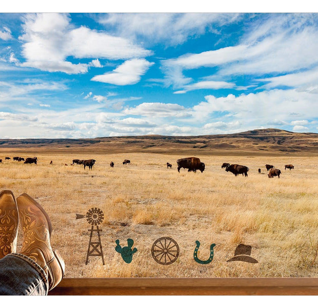 Peel & Stick Landscape Wall Mural - Texas Ranch