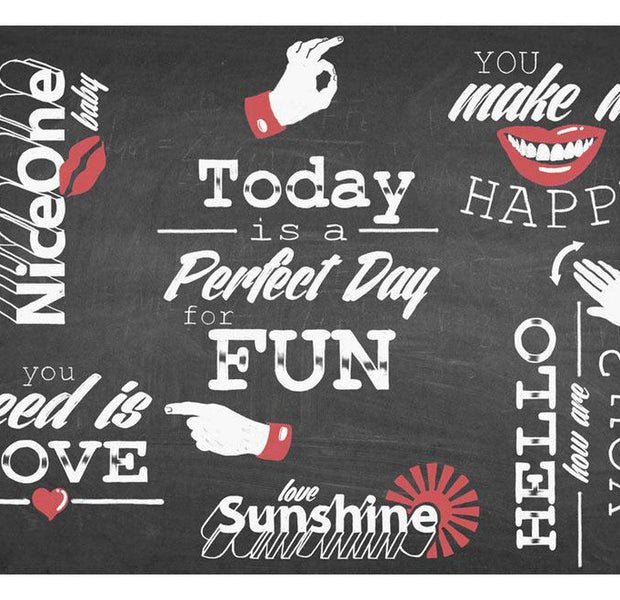 Quote Wallpaper Wall Mural - Perfect Day