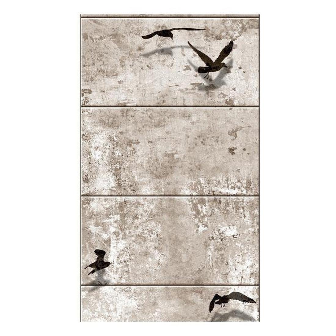 Repeating Wallpaper Roll - Bird Migrations - 32.8'L x 19.7"W