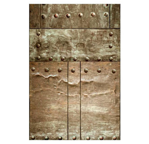 Repeating Wallpaper Roll - Brass Mosaic - 32.8'L x 19.7"W