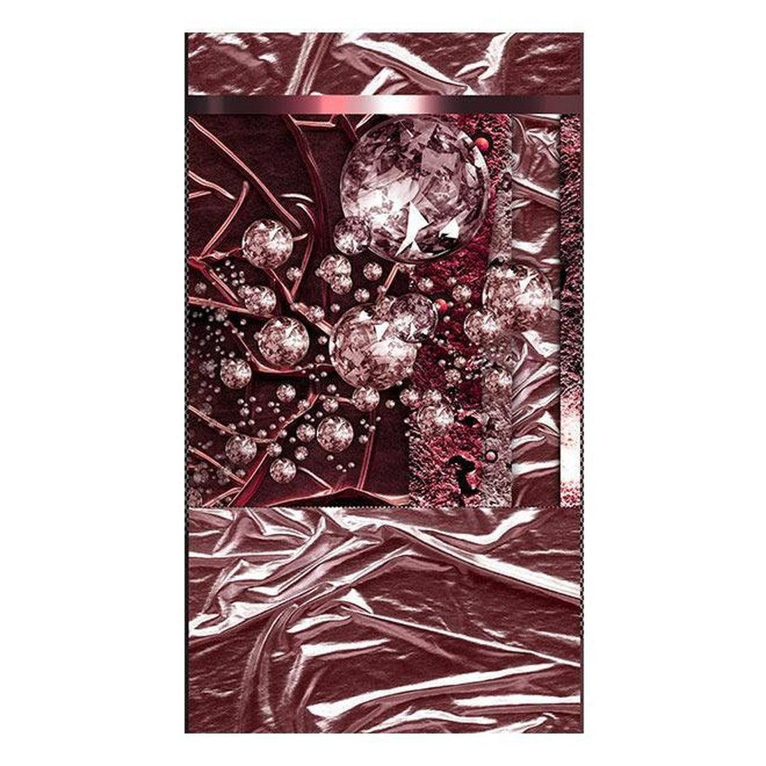 Repeating Wallpaper Roll - Carmine Madness - 32.8'L x 19.7"W