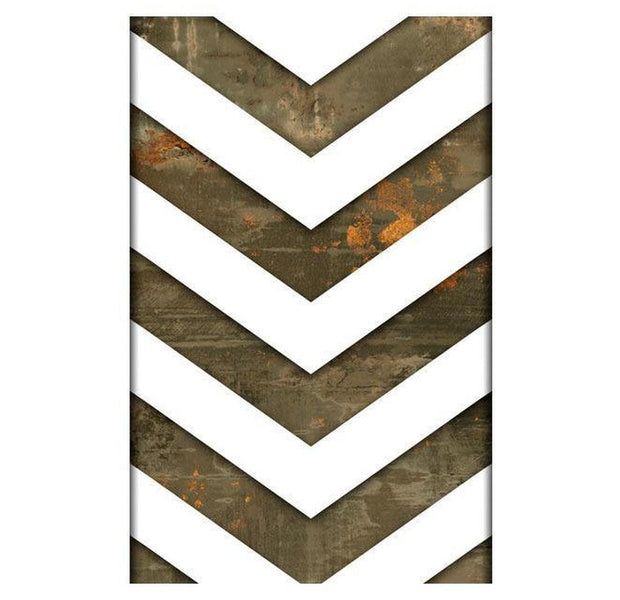 Repeating Wallpaper Roll - Chocolate Waves - 32.8'L x 19.7"W