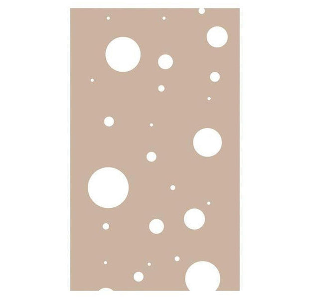 Repeating Wallpaper Roll - Cinnamon Bubbles - 32.8'L x 19.7"W