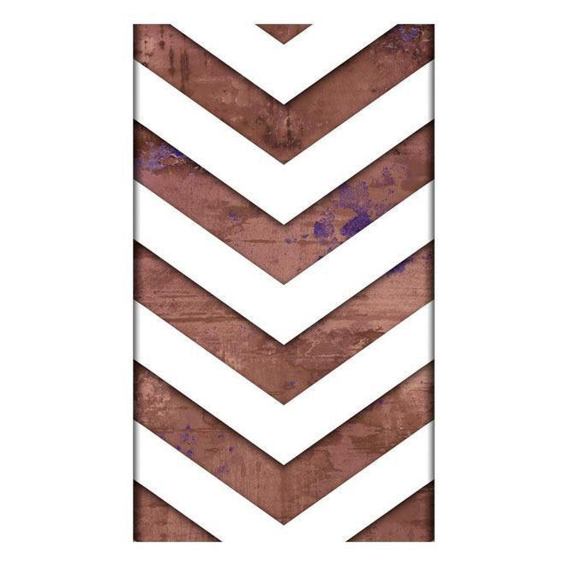 Repeating Wallpaper Roll - Cinnamon Waves - 32.8'L x 19.7"W