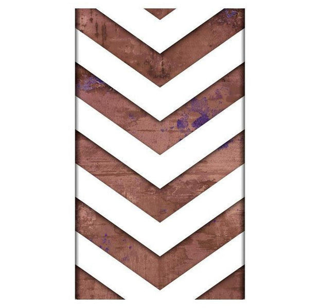 Repeating Wallpaper Roll - Cinnamon Waves - 32.8'L x 19.7"W