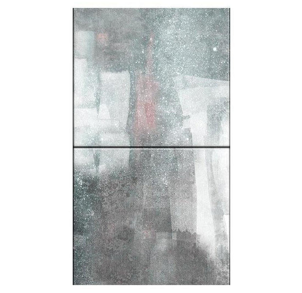 Repeating Wallpaper Roll - City Shrouded In Rain - 32.8'L x 19.7"W