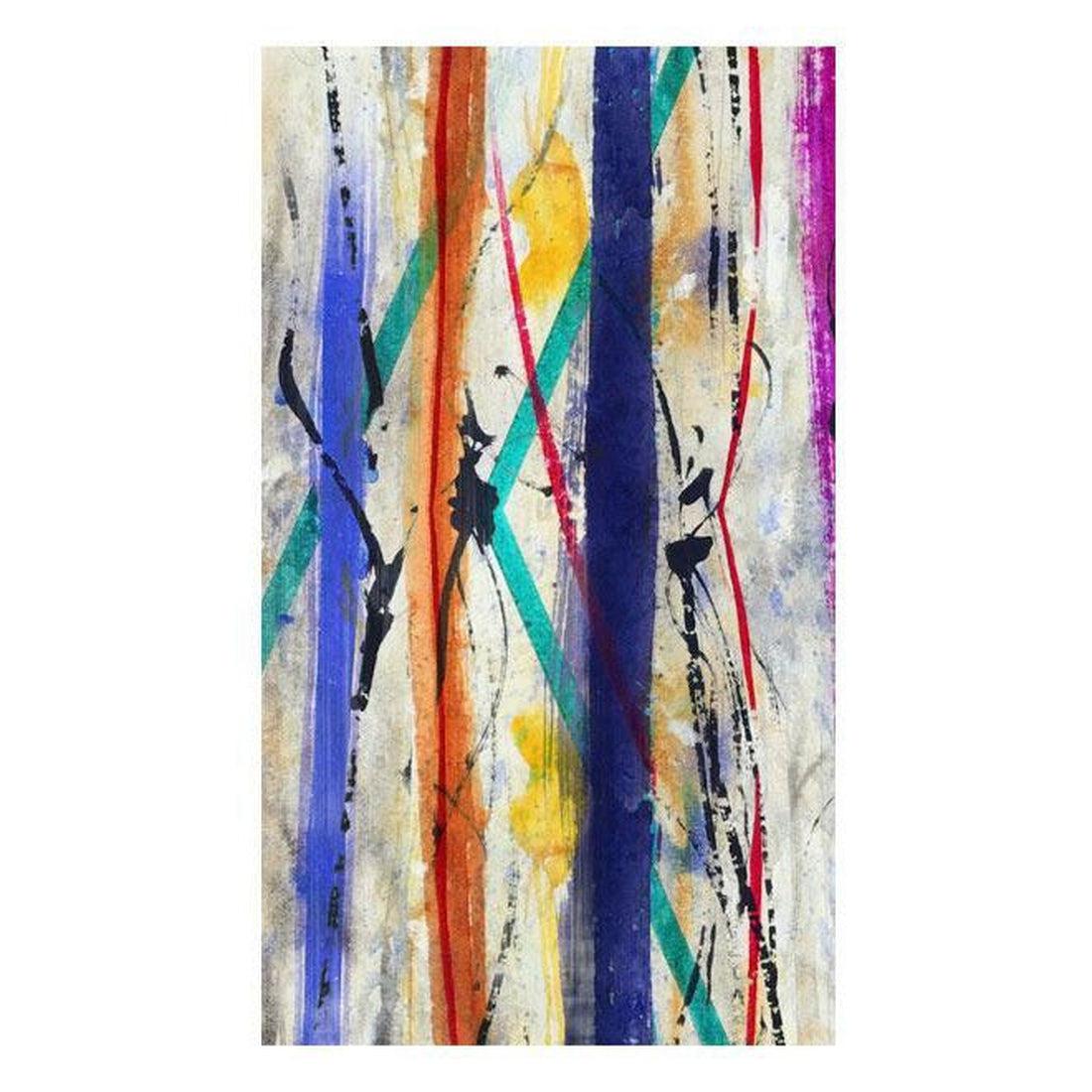 Repeating Wallpaper Roll - Colorful Splash - 32.8'L x 19.7"W