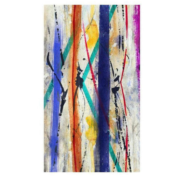 Repeating Wallpaper Roll - Colorful Splash - 32.8'L x 19.7"W