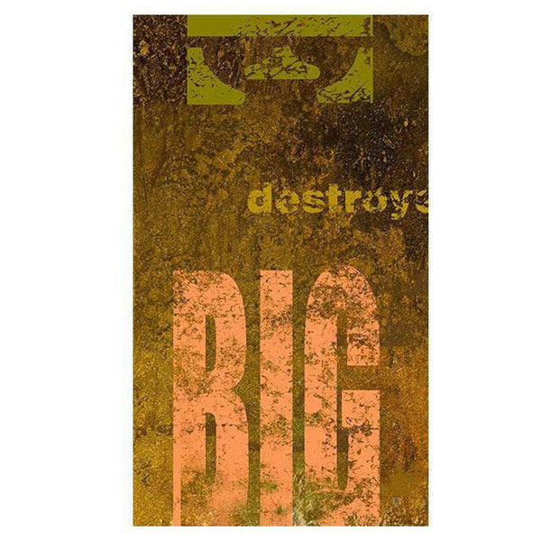 Repeating Wallpaper Roll - Concrete Epigraph - 32.8'L x 19.7"W