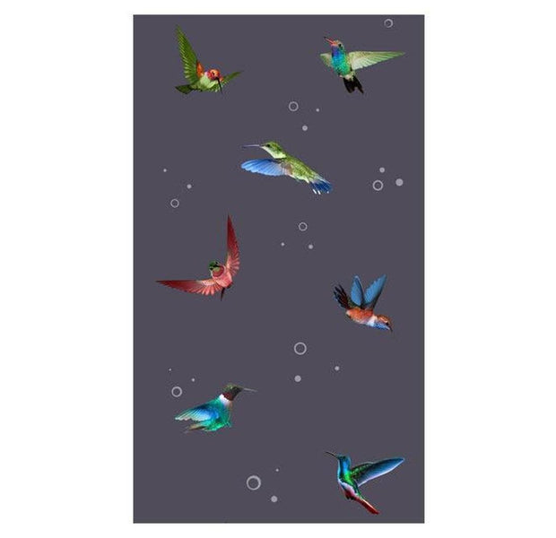 Repeating Wallpaper Roll - Flight Of Hummingbirds - 32.8'L x 19.7"W