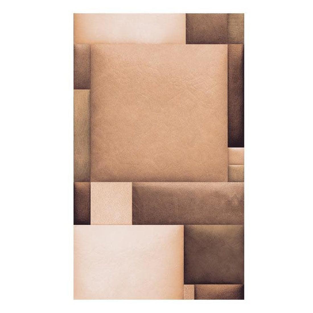 Repeating Wallpaper Roll - Leather Mosaic - 32.8'L x 19.7"W