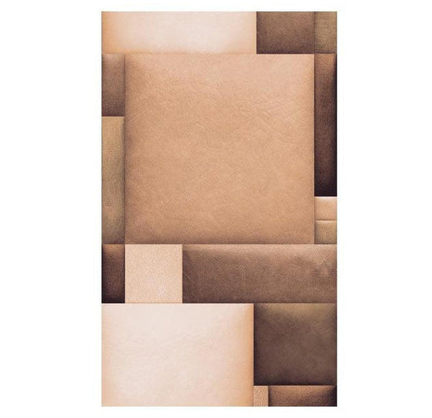 Repeating Wallpaper Roll - Leather Mosaic - 32.8'L x 19.7"W