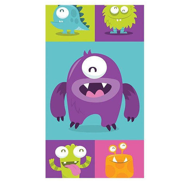 Repeating Wallpaper Roll - Lovely Monsters - 32.8'L x 19.7"W