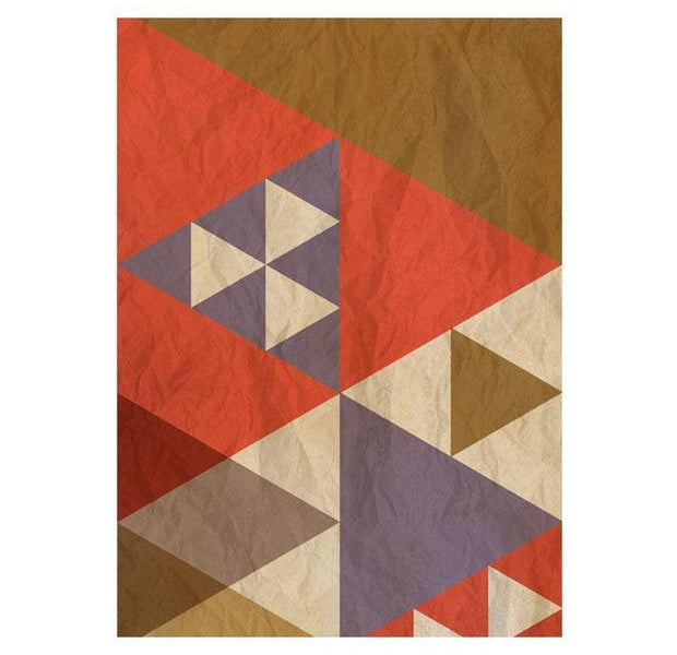 Repeating Wallpaper Roll - Patchwork - 32.8'L x 19.7"W