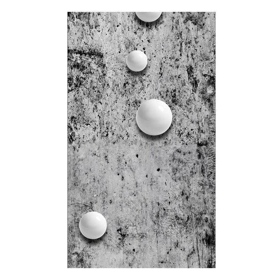 Repeating Wallpaper Roll - Pearls On Concrete - 32.8'L x 19.7"W