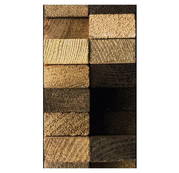 Repeating Wallpaper Roll - Protected By The Wooden Weave - 32.8'L x 19.7"W