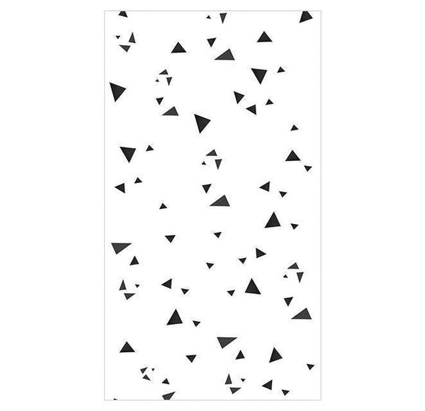 Repeating Wallpaper Roll - Rain Of Triangles - 32.8'L x 19.7"W
