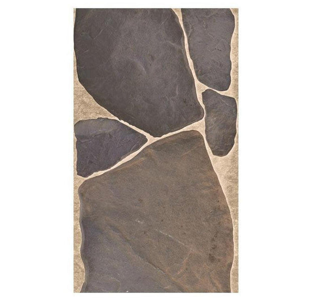 Repeating Wallpaper Roll - Rock Mosaic - 32.8'L x 19.7"W