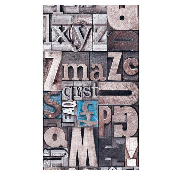 Repeating Wallpaper Roll - Scrabble - 32.8'L x 19.7"W