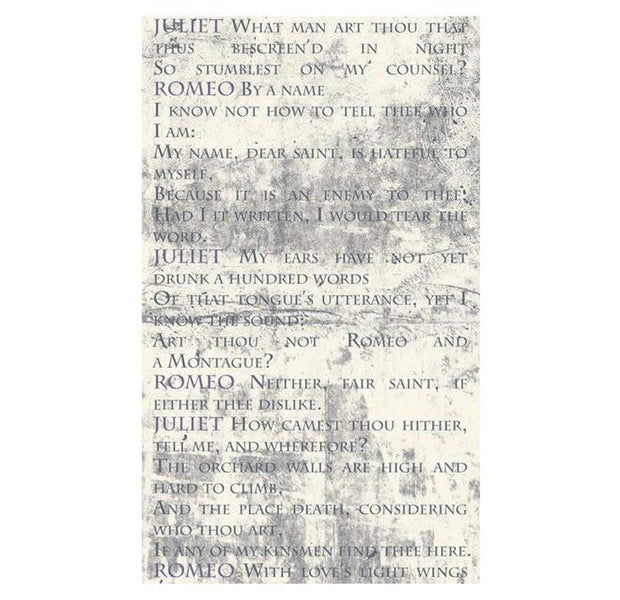 Repeating Wallpaper Roll - Shakespeare's Lovers - 32.8'L x 19.7"W