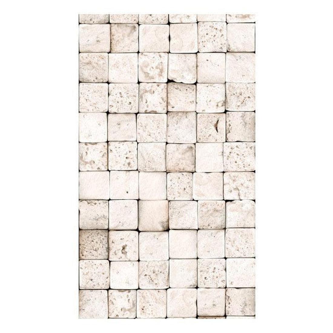 Repeating Wallpaper Roll - Stones: Mosaic - 32.8'L x 19.7"W