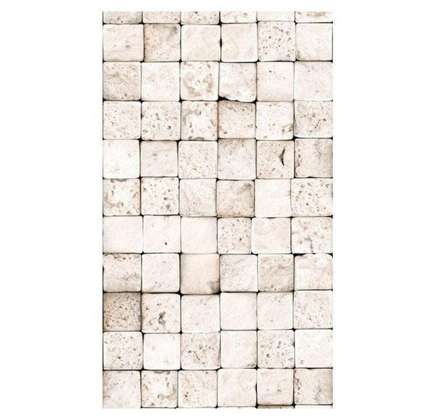 Repeating Wallpaper Roll - Stones: Mosaic - 32.8'L x 19.7"W