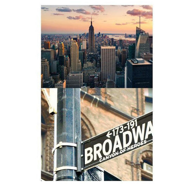 Repeating Wallpaper Roll - Streets Of New York - 32.8'L x 19.7"W