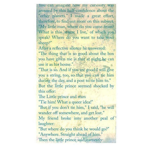 Repeating Wallpaper Roll - The Little Prince - Tales Of Life - 32.8'L x 19.7"W