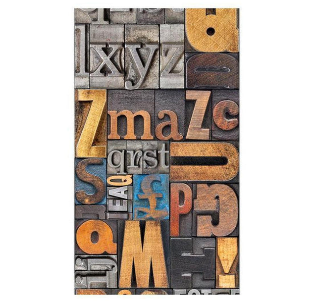 Repeating Wallpaper Roll - Verbal Puzzle - 32.8'L x 19.7"W