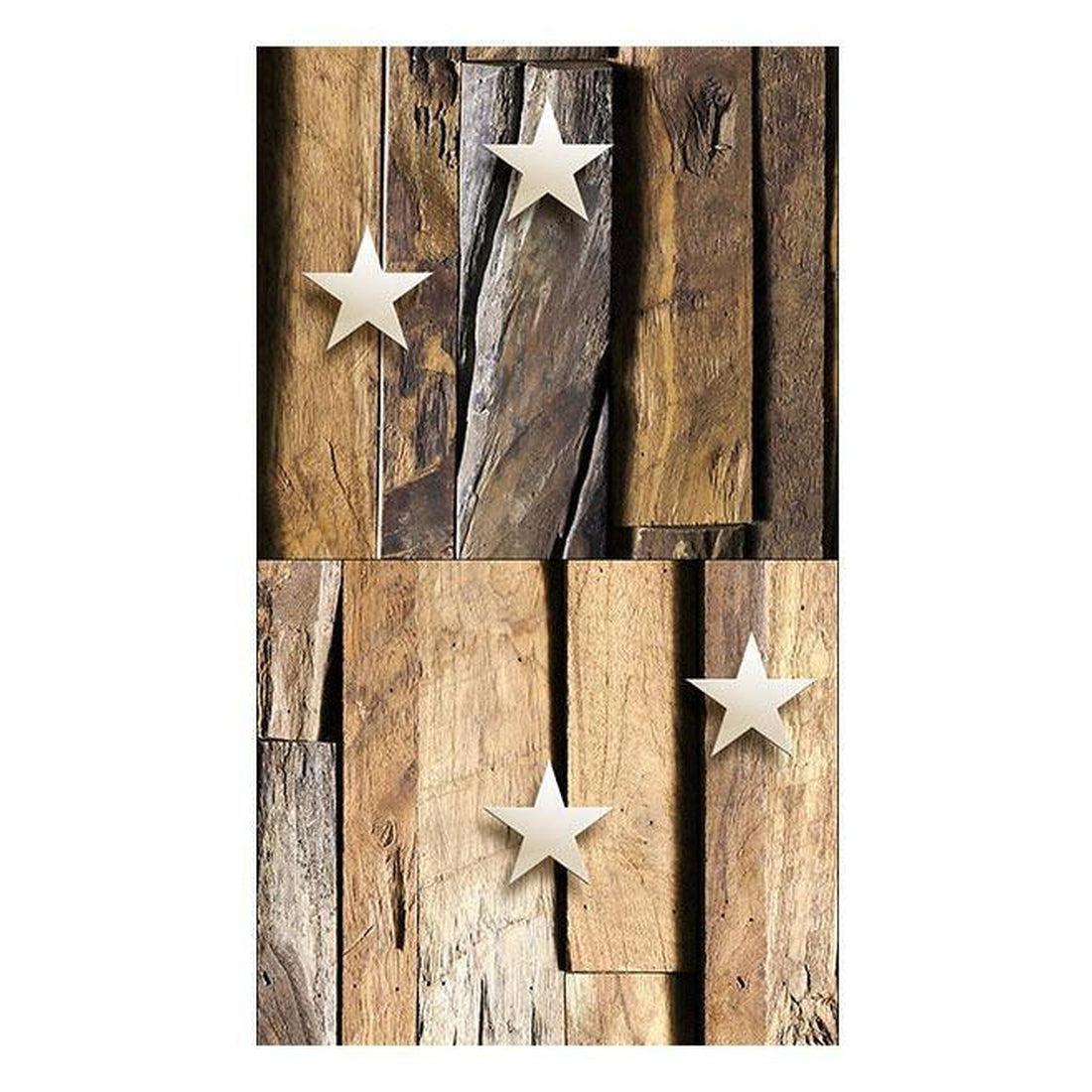 Repeating Wallpaper Roll - Wooden Constellation - 32.8'L x 19.7"W