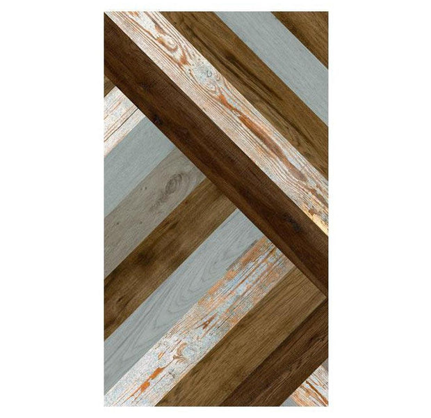 Repeating Wallpaper Roll - Wooden Trap - 32.8'L x 19.7"W