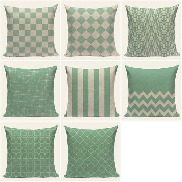 Soft Mint Pillow Cases