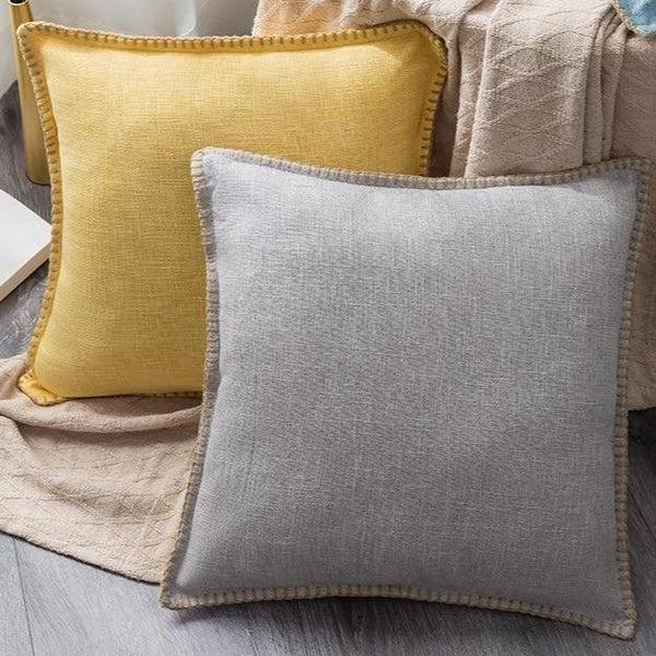 Solid Linen Cushion Covers