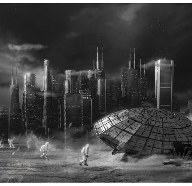 Space Wallpaper Wall Mural - Mission Completed