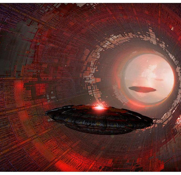 Space Wallpaper Wall Mural - Ufo