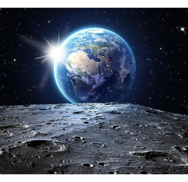 Space Wallpaper Wall Mural - View Of The Blue Planet