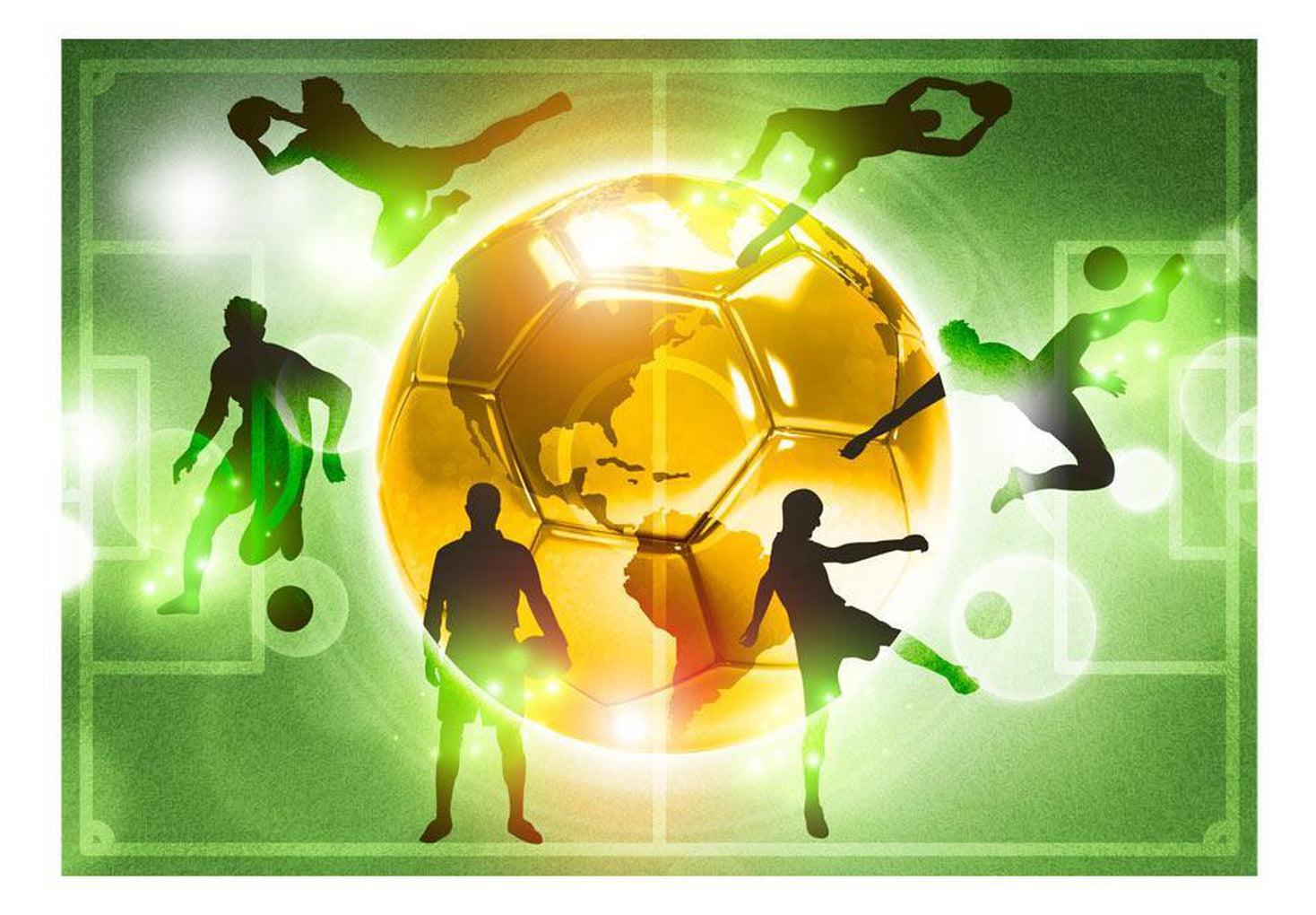 Sports Wallpaper Wall Mural - Football Training