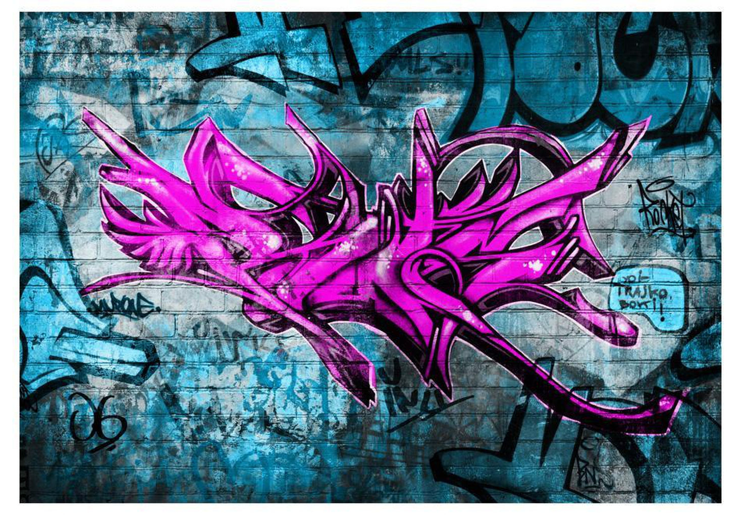 Wall mural - Anonymous graffiti-TipTopHomeDecor