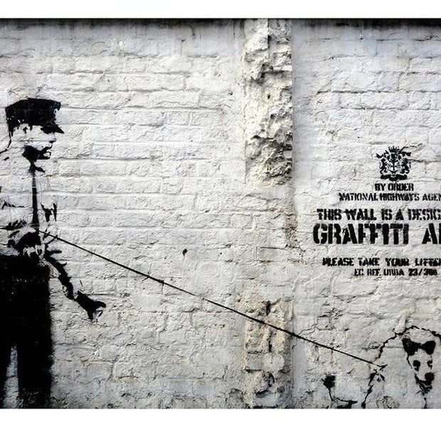 Street Art Wallpaper Wall Mural - Banksy Graffiti Area