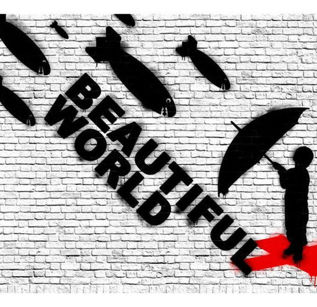 Street Art Wallpaper Wall Mural - Beautiful World