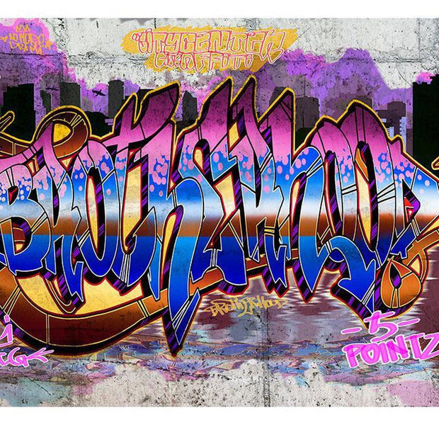 Street Art Wallpaper Wall Mural - Brotherhood Street Spirit