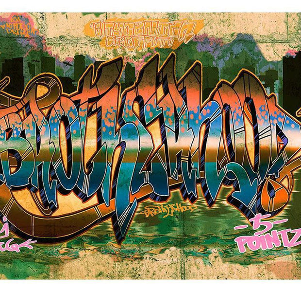 Street Art Wallpaper Wall Mural - Brotherhood