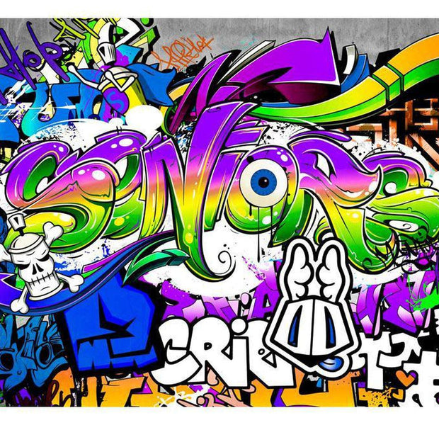 Street Art Wallpaper Wall Mural - Concrete Story