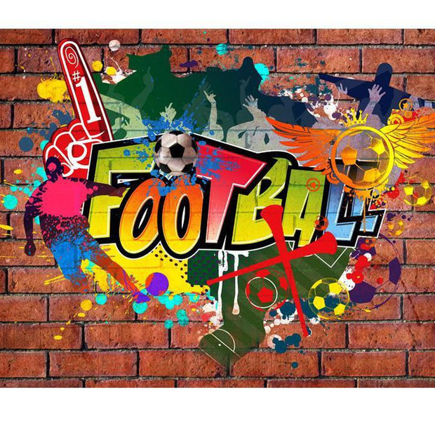 Street Art Wallpaper Wall Mural - Football Fans