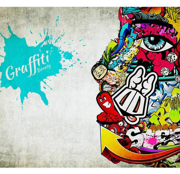 Street Art Wallpaper Wall Mural - Graffiti Beauty