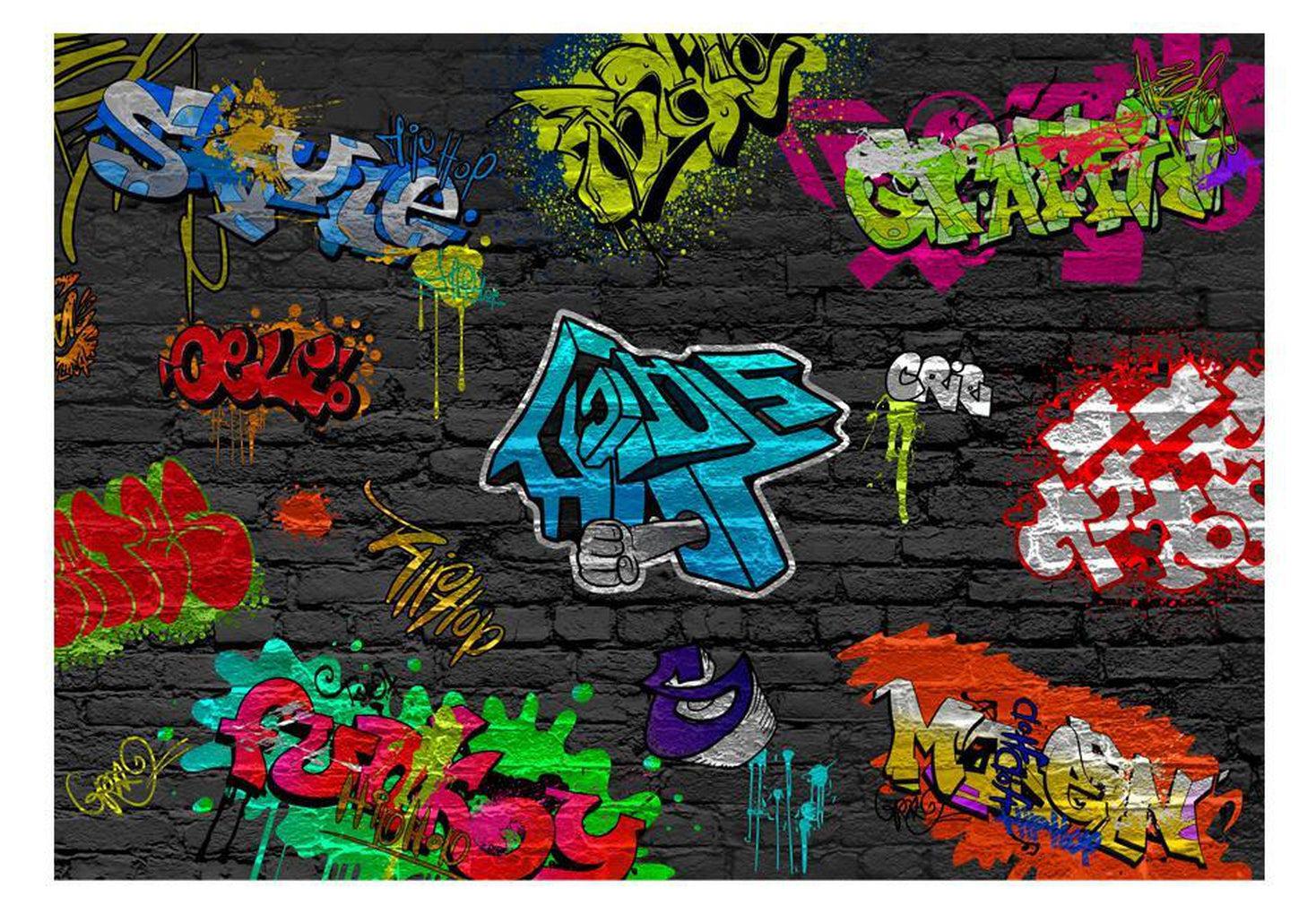 Street Art Wallpaper Wall Mural - Graffiti Mix