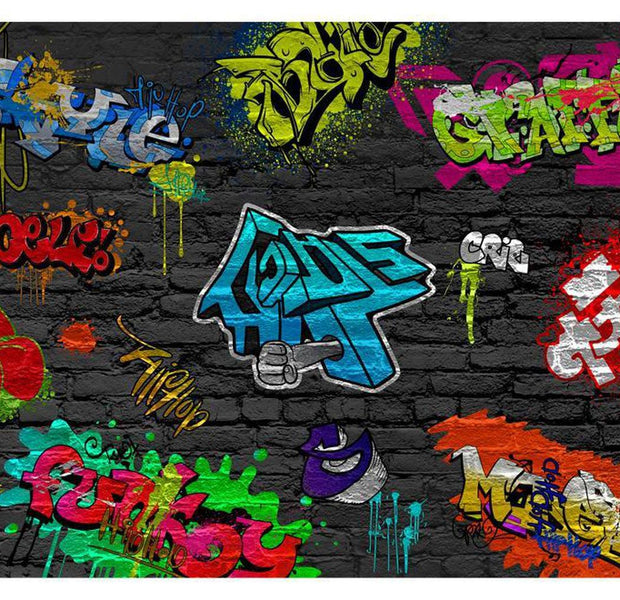 Street Art Wallpaper Wall Mural - Graffiti Mix